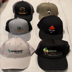 Assorted men’s snapbacks farm supply